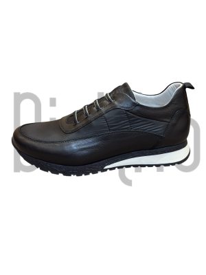 Basket 037 en Cuir – Noir