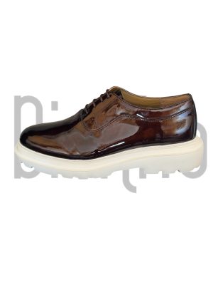 chaussure richelieu vernis noir homme